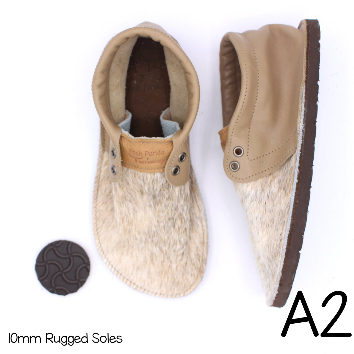 Hair Hide Collab Mocs - Ladies - SIZE 7 - RUGGED