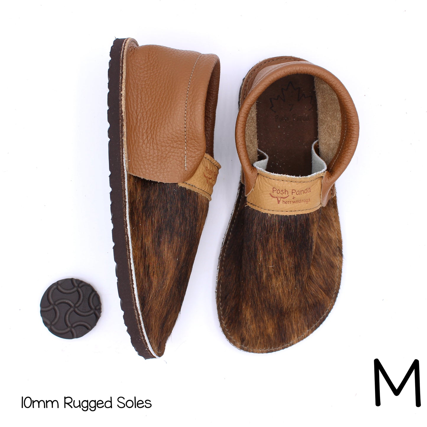 Hair Hide Collab Mocs - Ladies - SIZE 7 - RUGGED