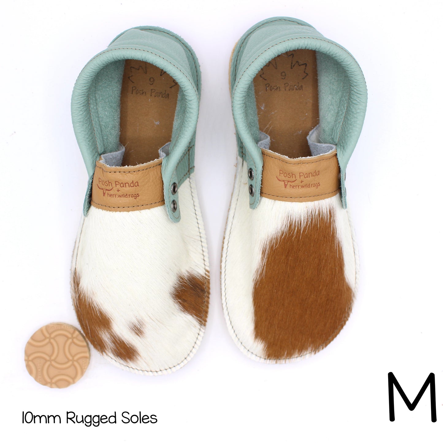 Hair Hide Collab Mocs - Ladies - SIZE 9 - RUGGED