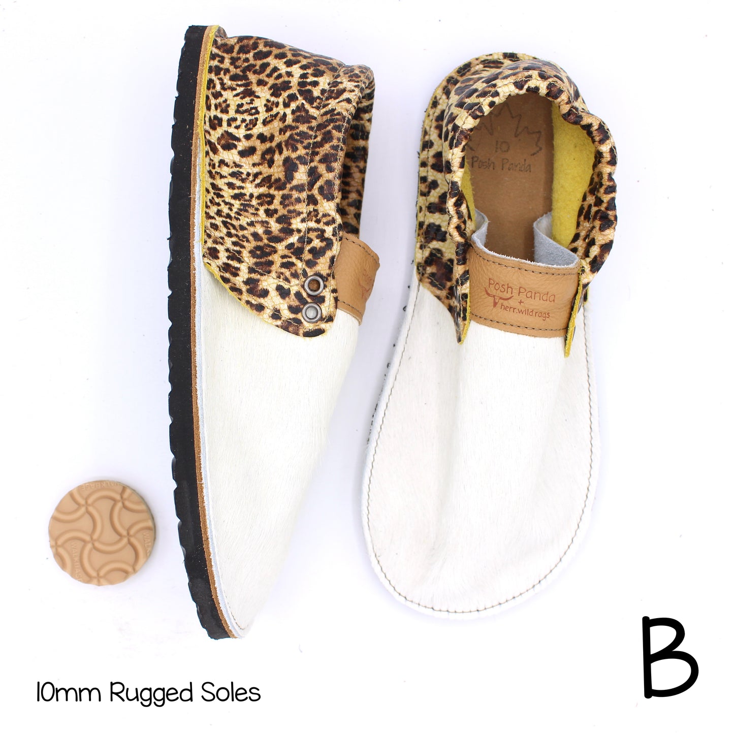 Hair Hide Collab Mocs - Ladies - SIZE 10 - RUGGED