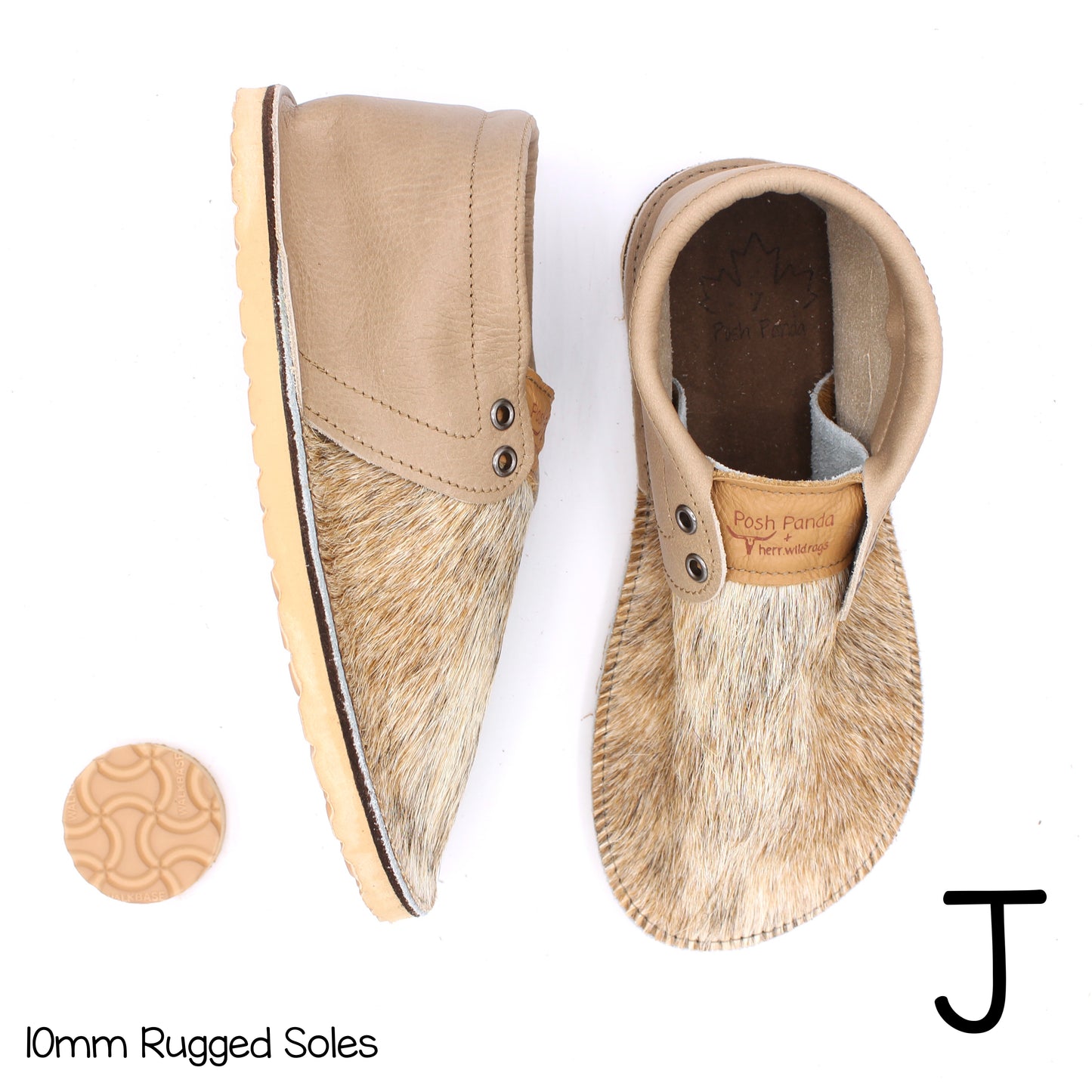 Hair Hide Collab Mocs - Ladies - SIZE 7 - RUGGED