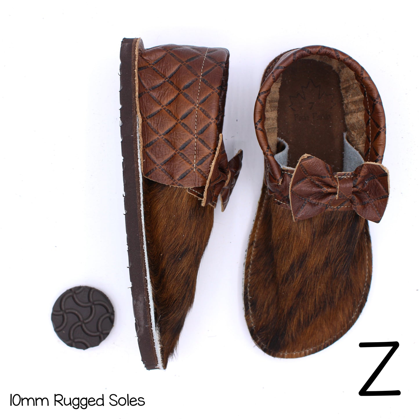 Hair Hide Collab Mocs - Ladies - SIZE 7 - RUGGED