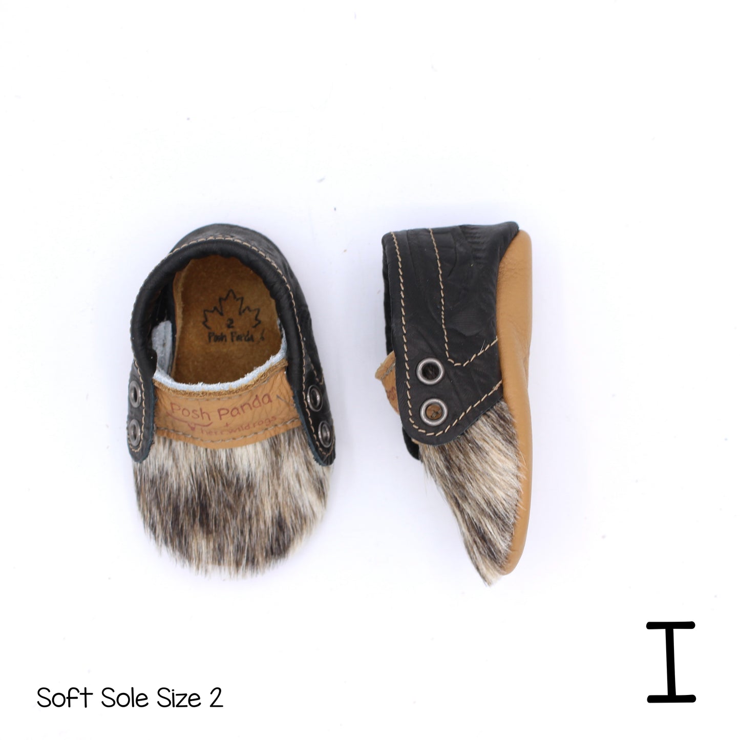 Hair Hide Mocs -  BABY/TODDLER (Soft Sole) - Size 2