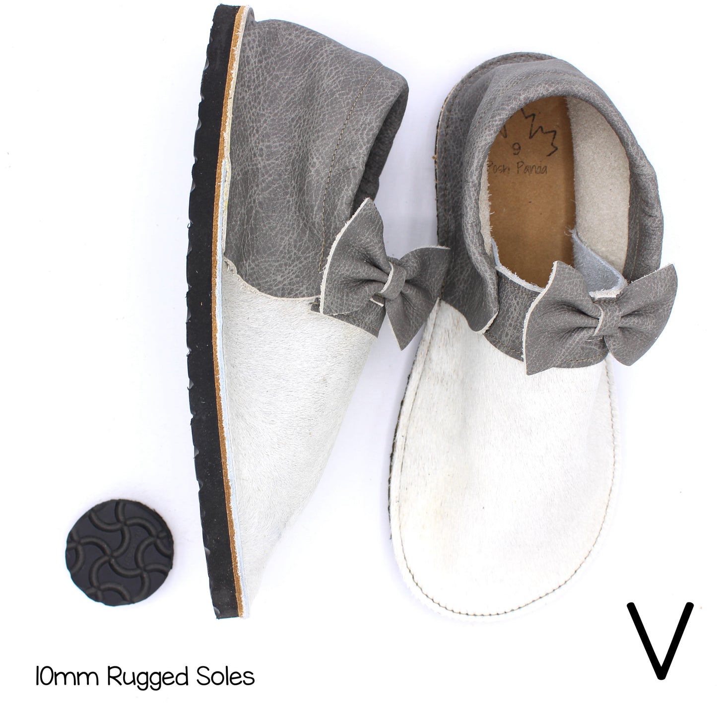Hair Hide Collab Mocs - Ladies - SIZE 9 - RUGGED