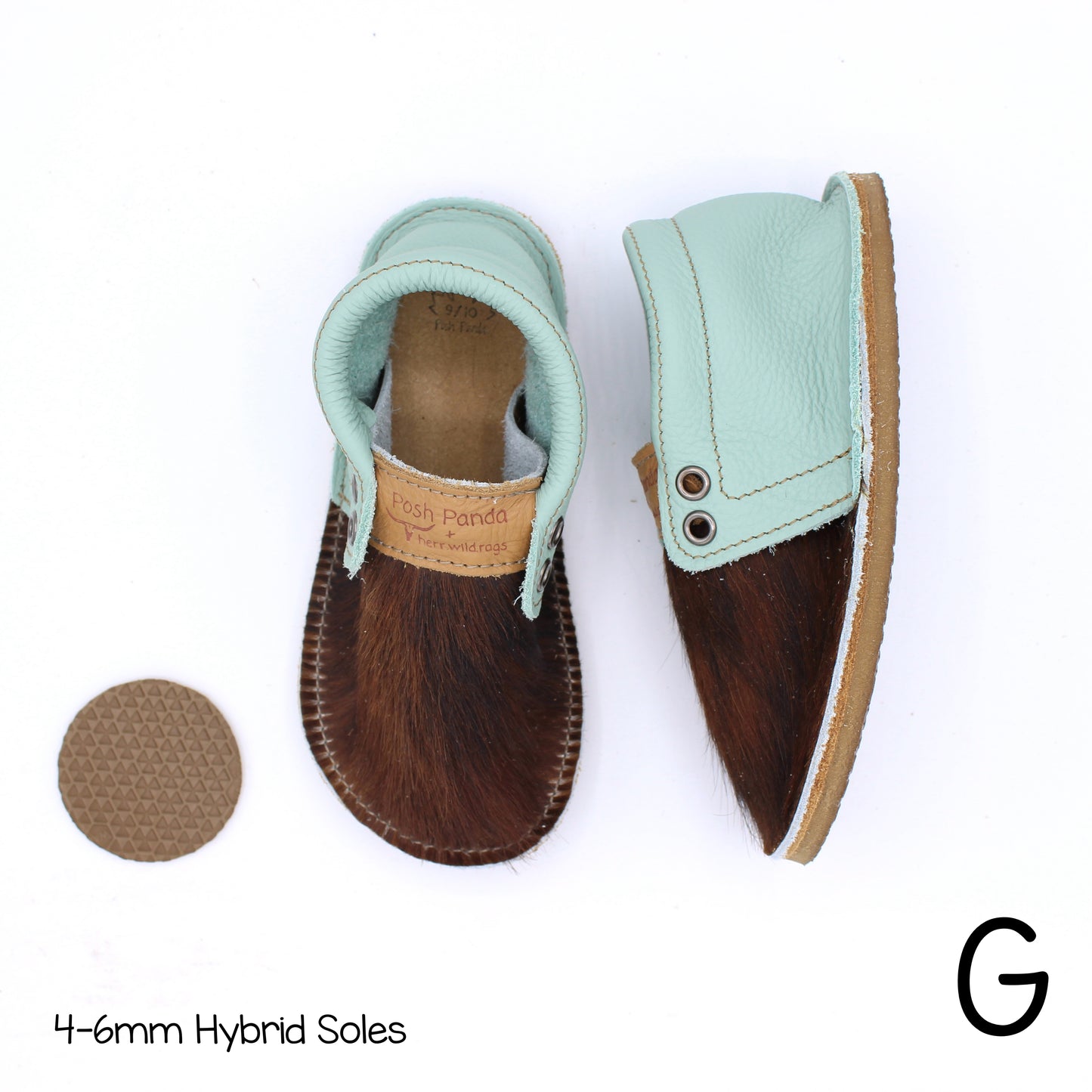 Hair Hide Mocs - TODDLER - Size 9/10 (4mm Sole)