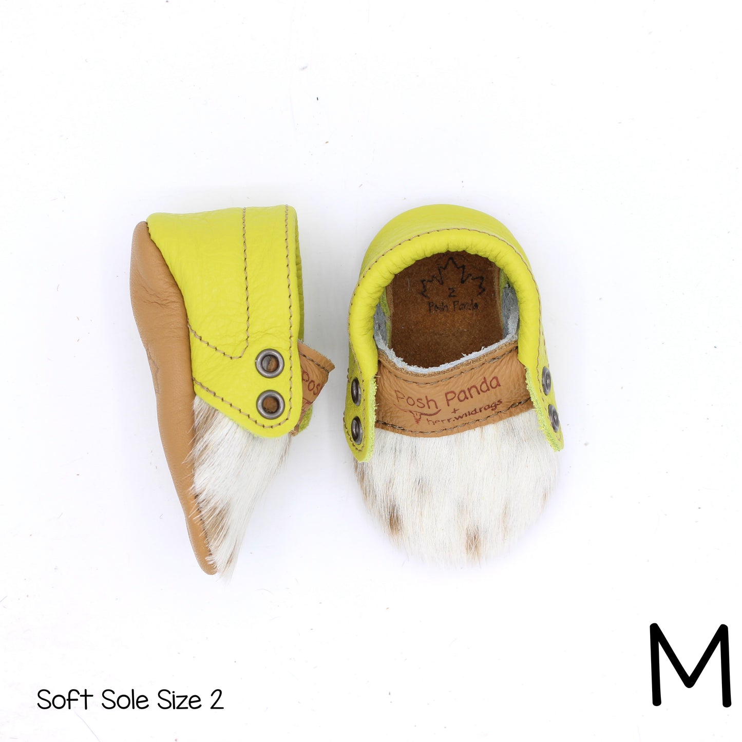 Hair Hide Mocs -  BABY/TODDLER (Soft Sole) - Size 2
