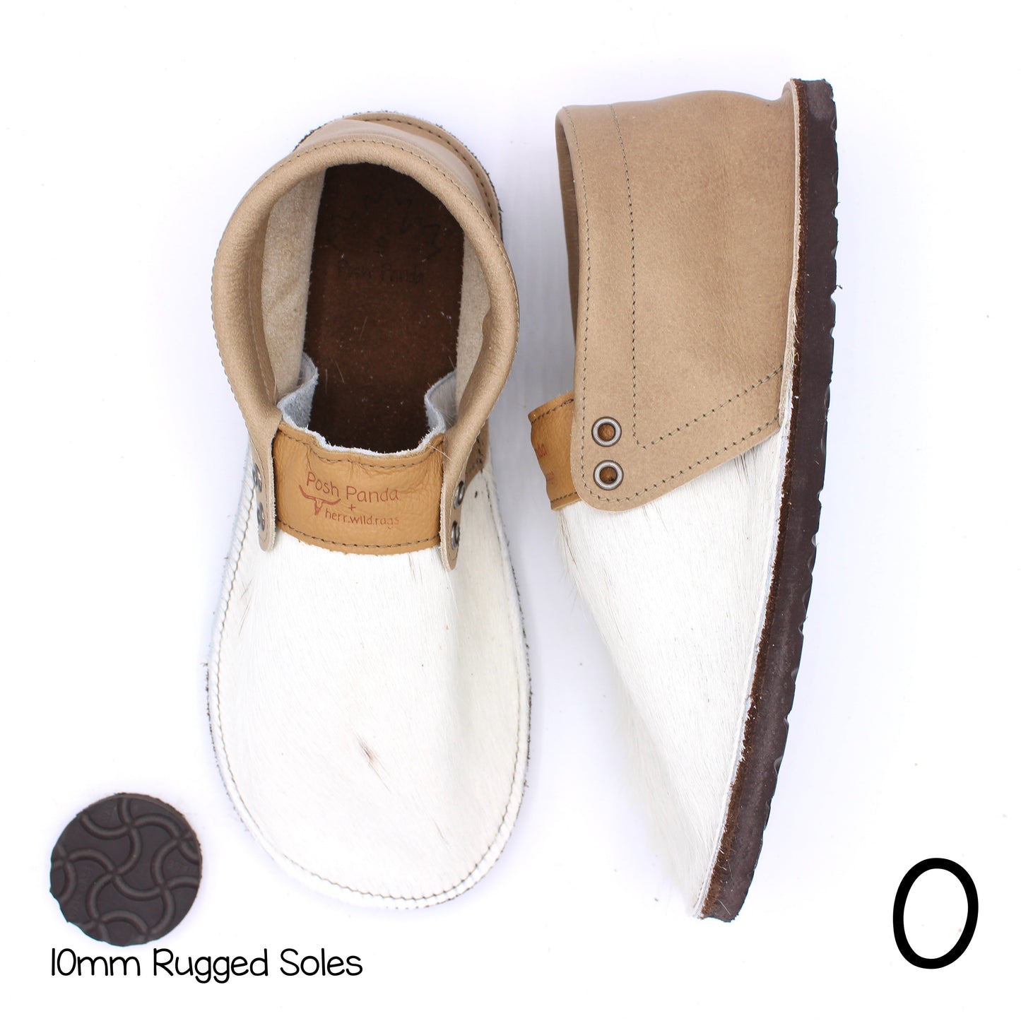 Hair Hide Collab Mocs - Ladies - SIZE 9 - RUGGED