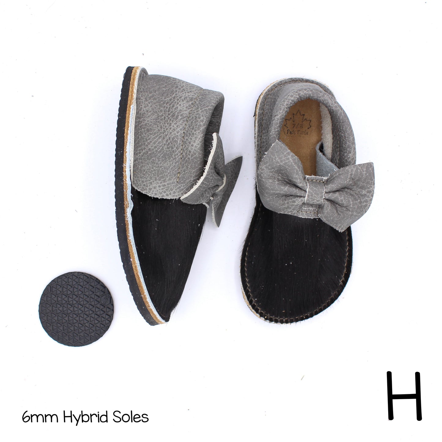 Hair Hide Mocs - TODDLER - Size 7/8 (4-6mm Sole)