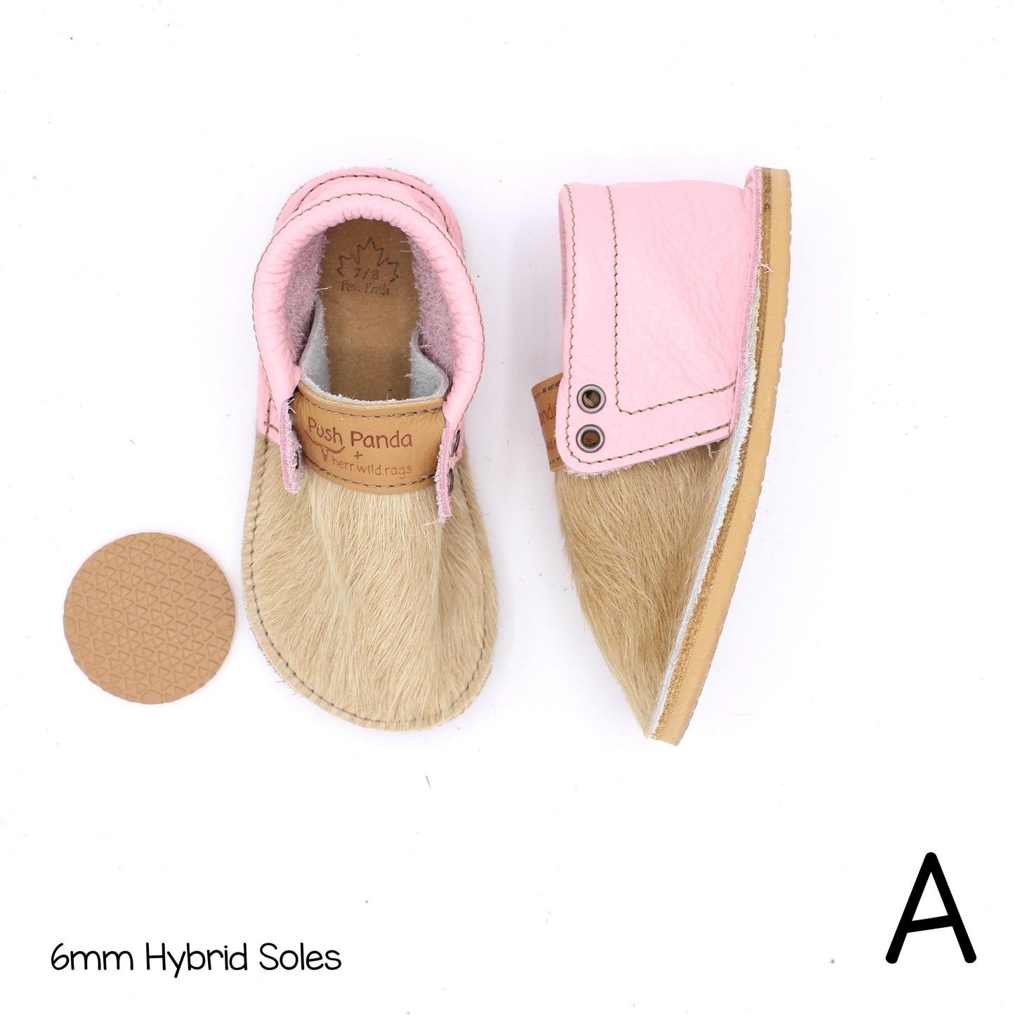 Hair Hide Mocs - TODDLER - Size 7/8 (4-6mm Sole)