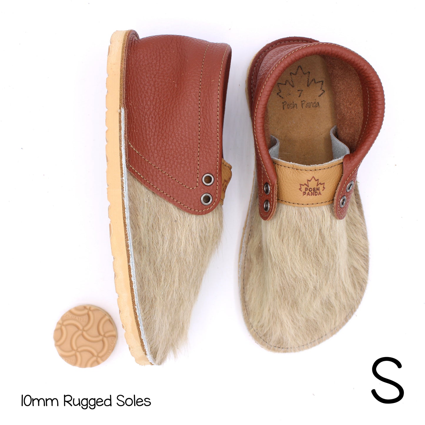 Hair Hide Collab Mocs - Ladies - SIZE 7 - RUGGED
