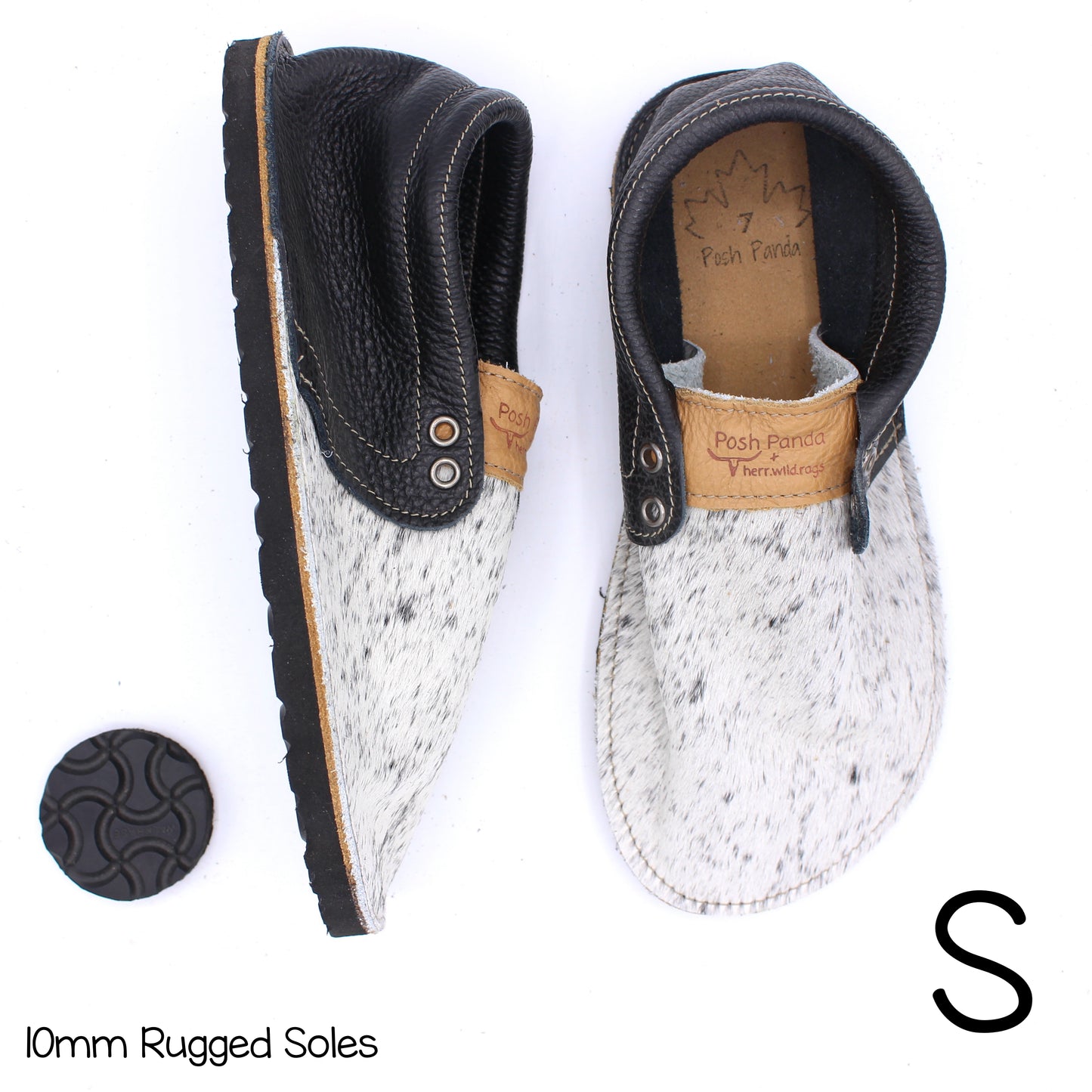 Hair Hide Collab Mocs - Ladies - SIZE 7 - RUGGED