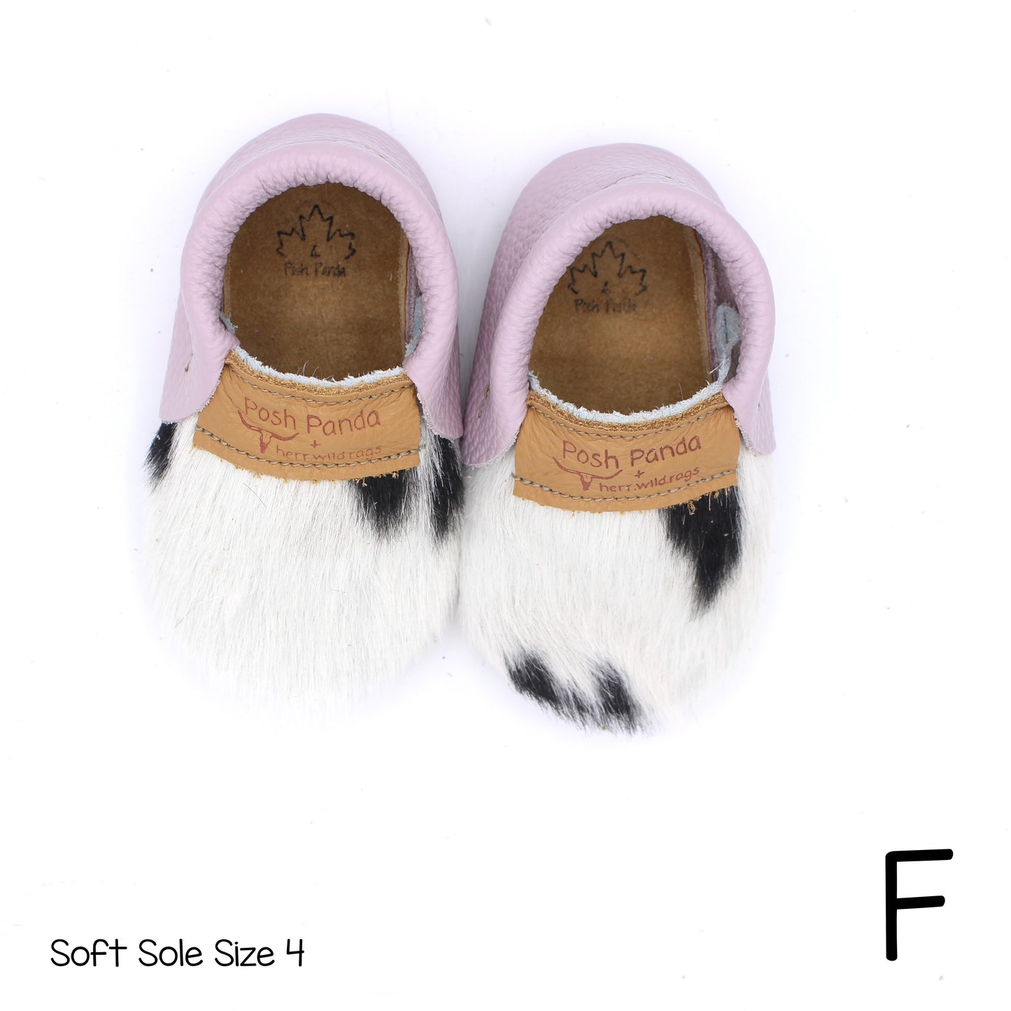 Hair Hide Mocs -  BABY/TODDLER (Soft Sole) - Size 4