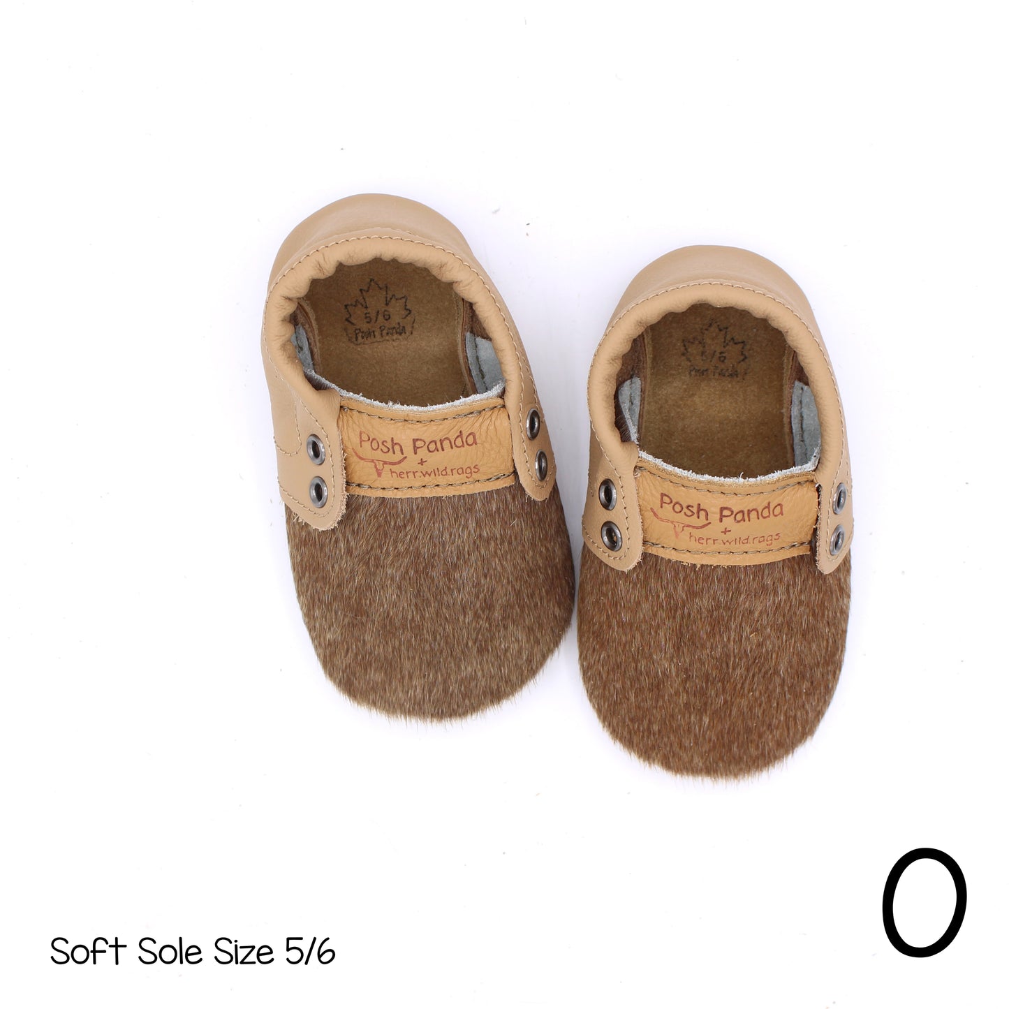 Hair Hide Mocs -  BABY/TODDLER (Soft Sole) - Size 5/6