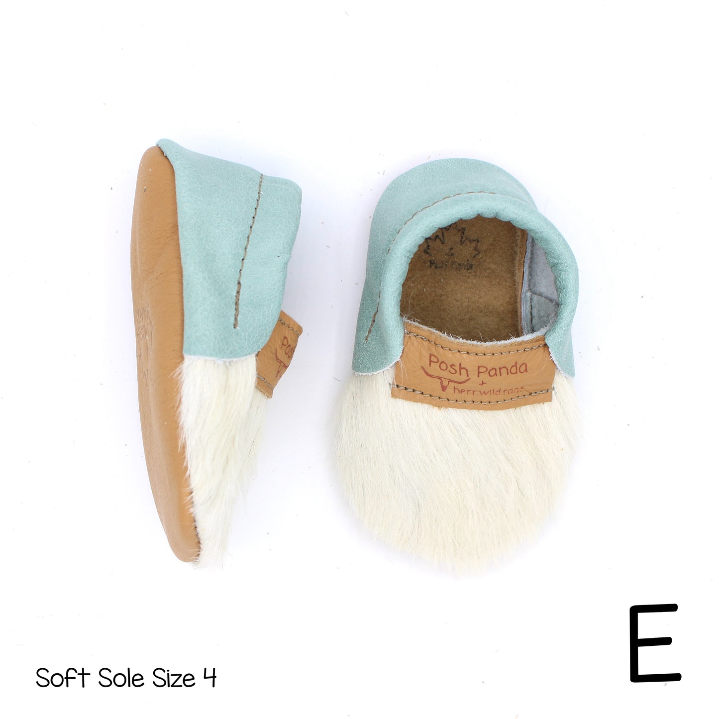 Hair Hide Mocs -  BABY/TODDLER (Soft Sole) - Size 4