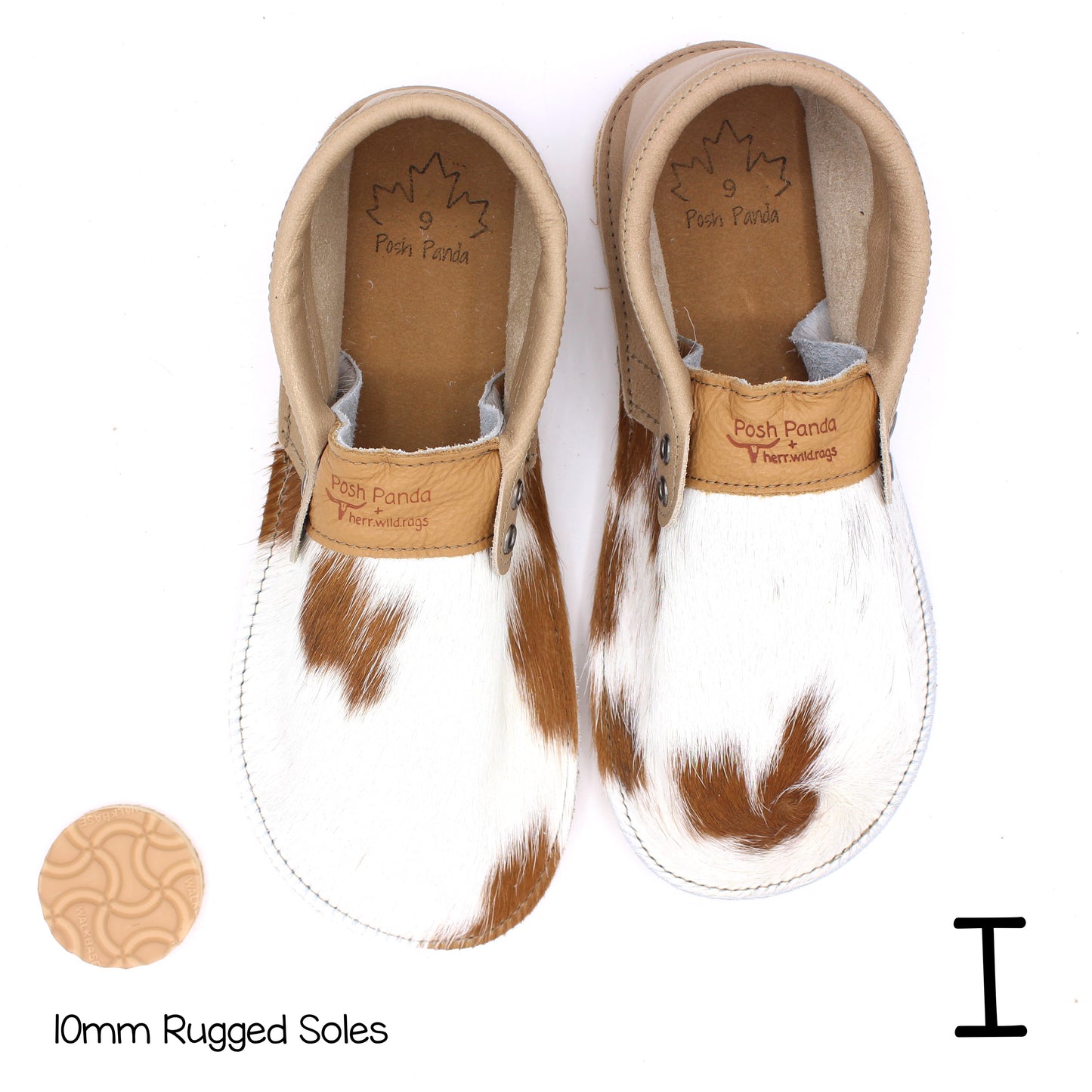Hair Hide Collab Mocs - Ladies - SIZE 9 - RUGGED