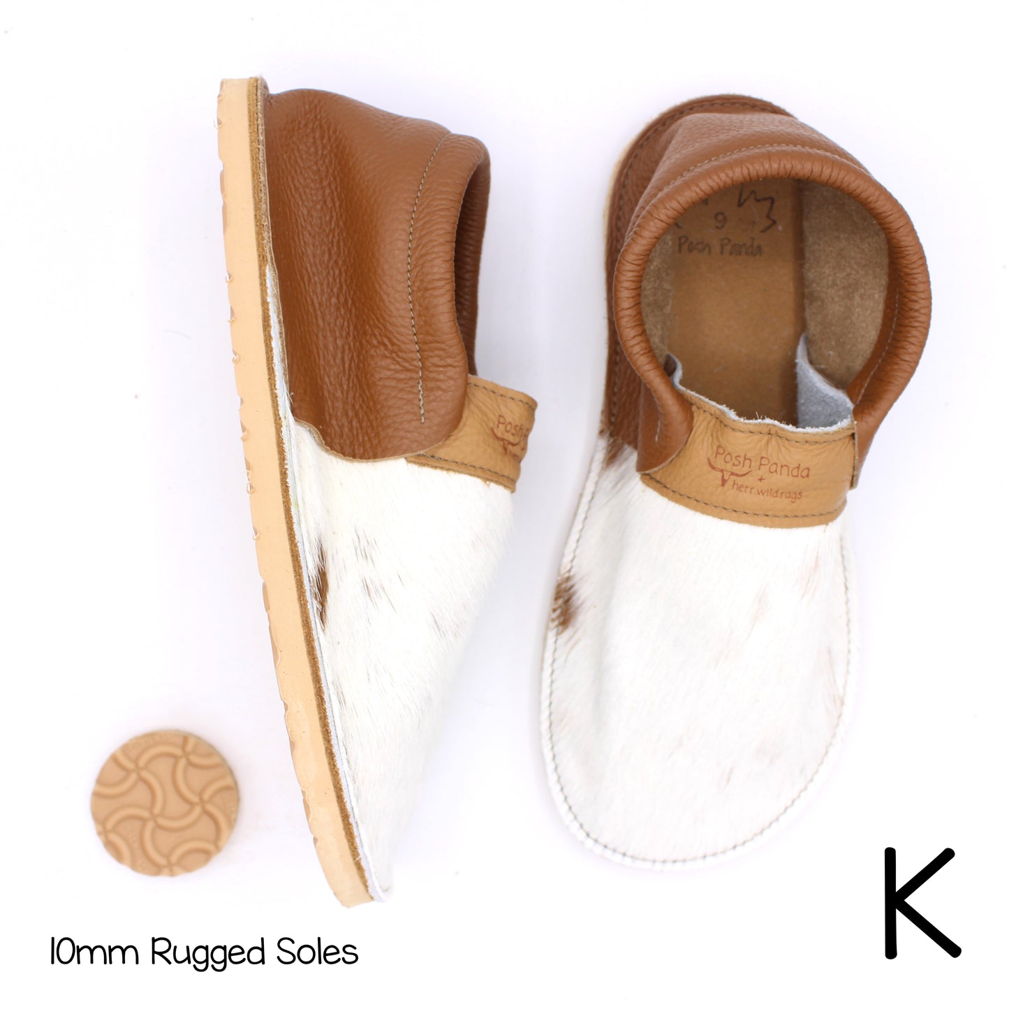 Hair Hide Collab Mocs - Ladies - SIZE 9 - RUGGED