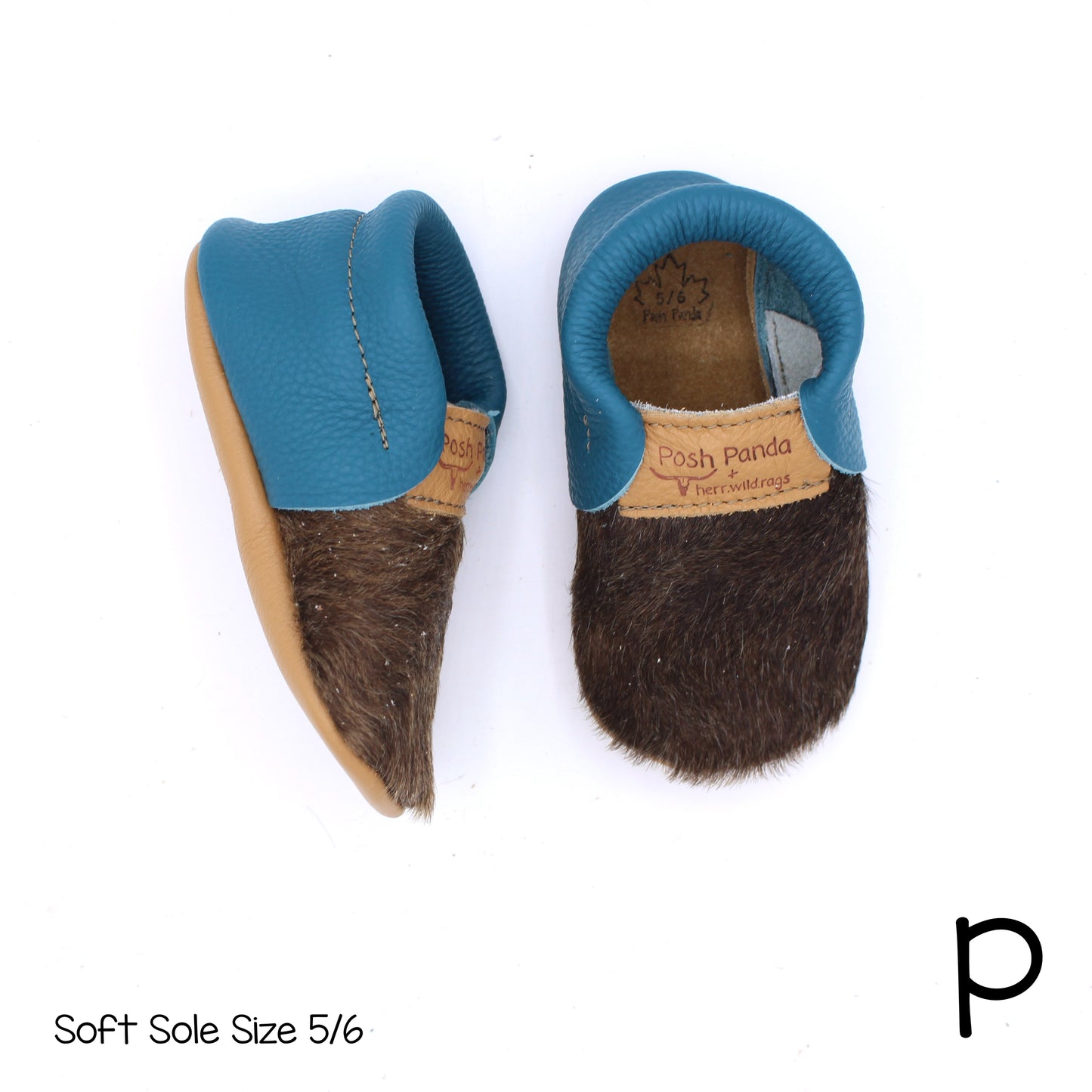 Hair Hide Mocs -  BABY/TODDLER (Soft Sole) - Size 5/6