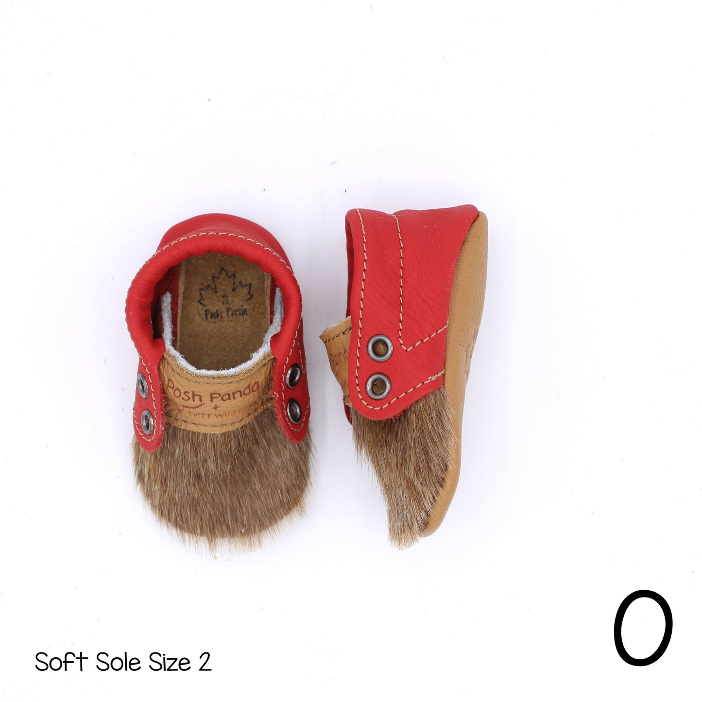 Hair Hide Mocs -  BABY/TODDLER (Soft Sole) - Size 2