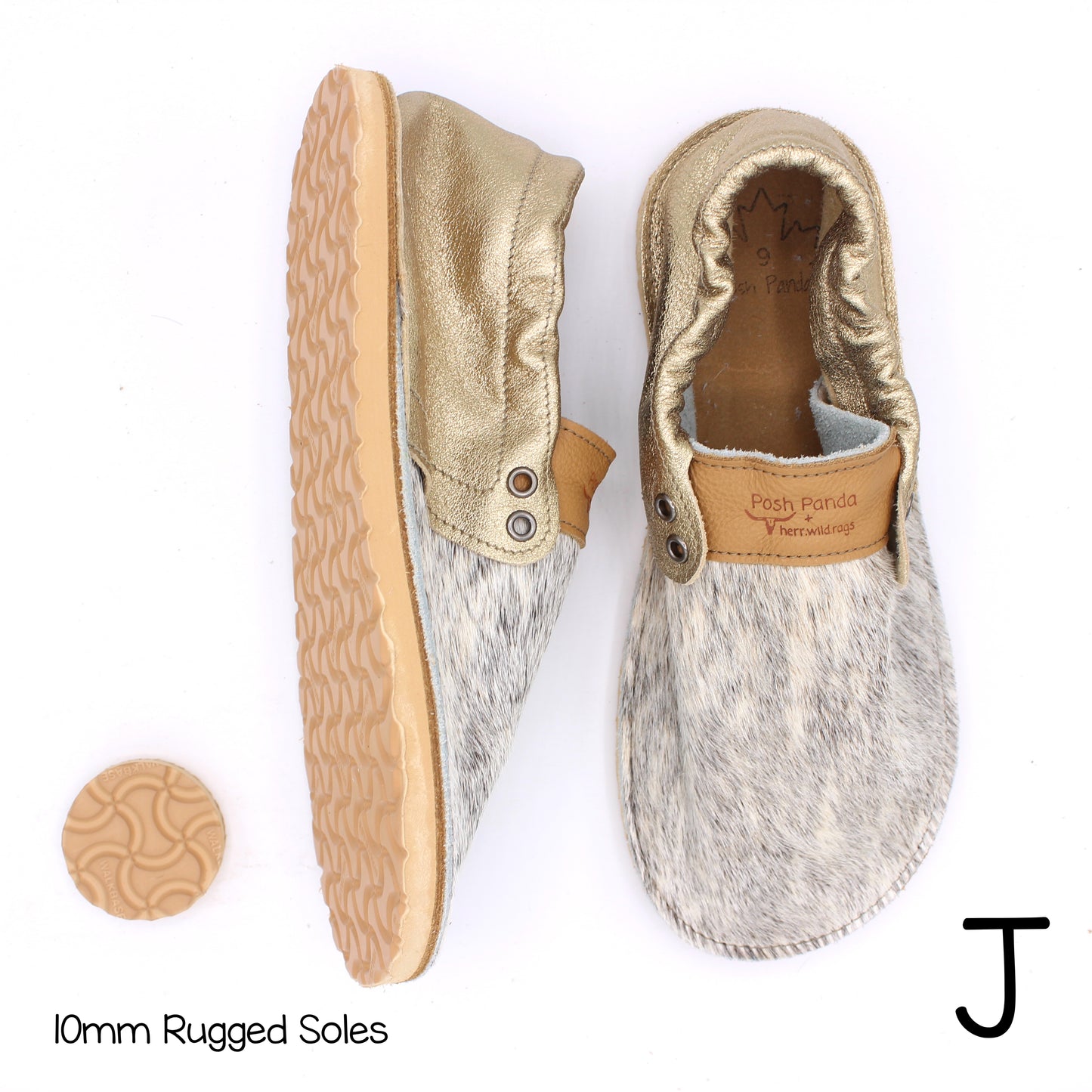 Hair Hide Collab Mocs - Ladies - SIZE 9 - RUGGED