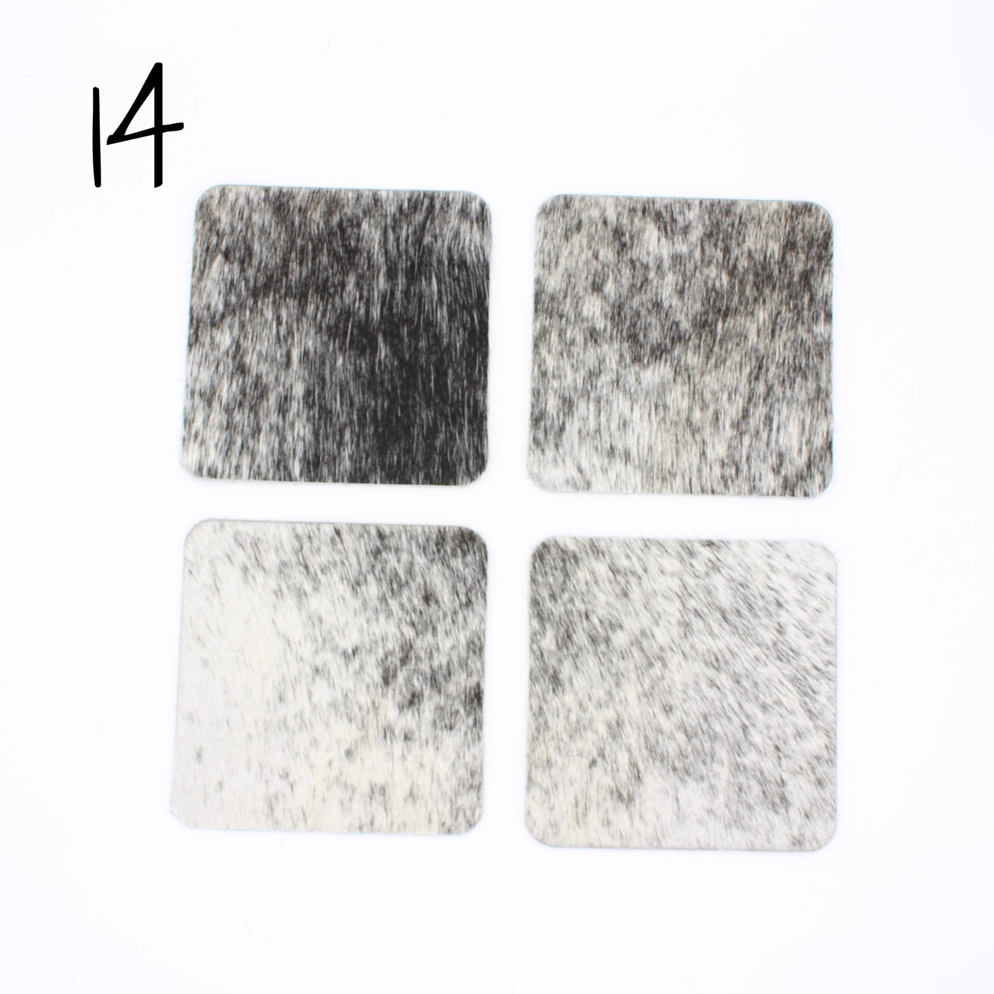 Hair hide Coasters - 4 Pack