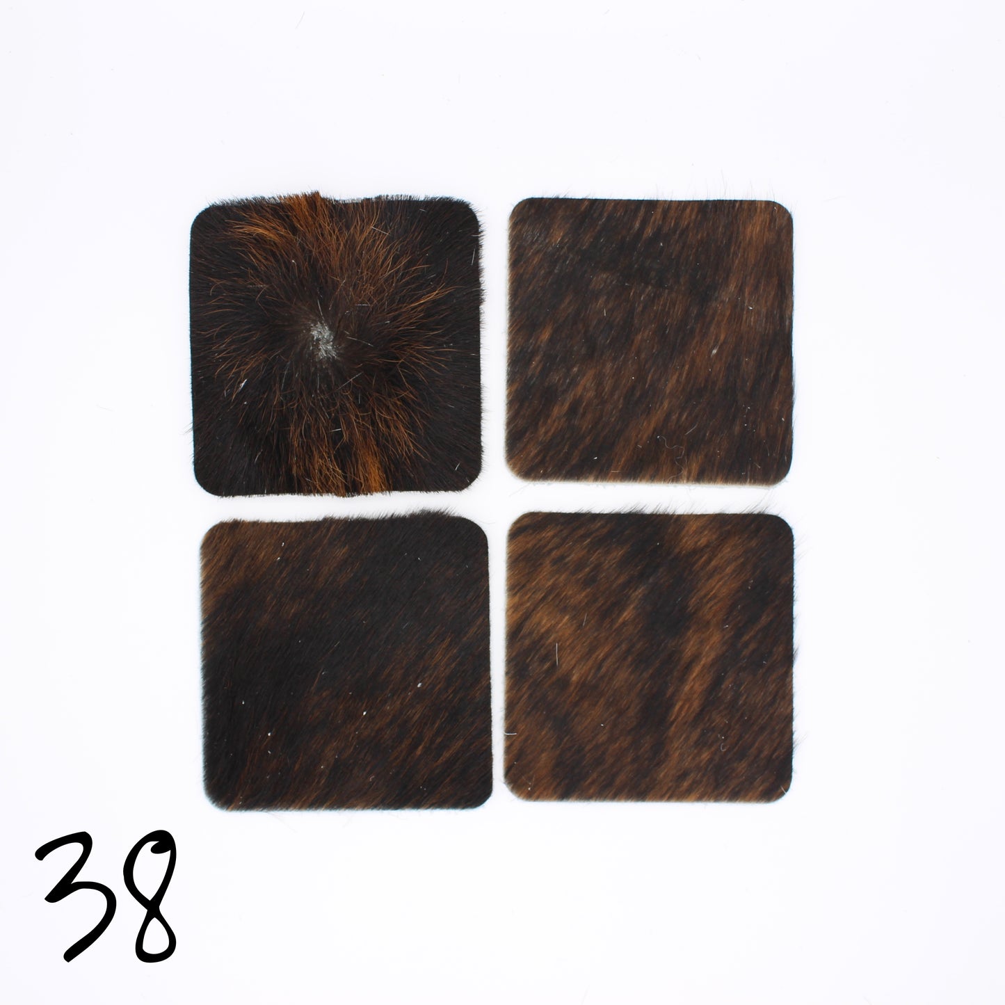 Hair hide Coasters - 4 Pack