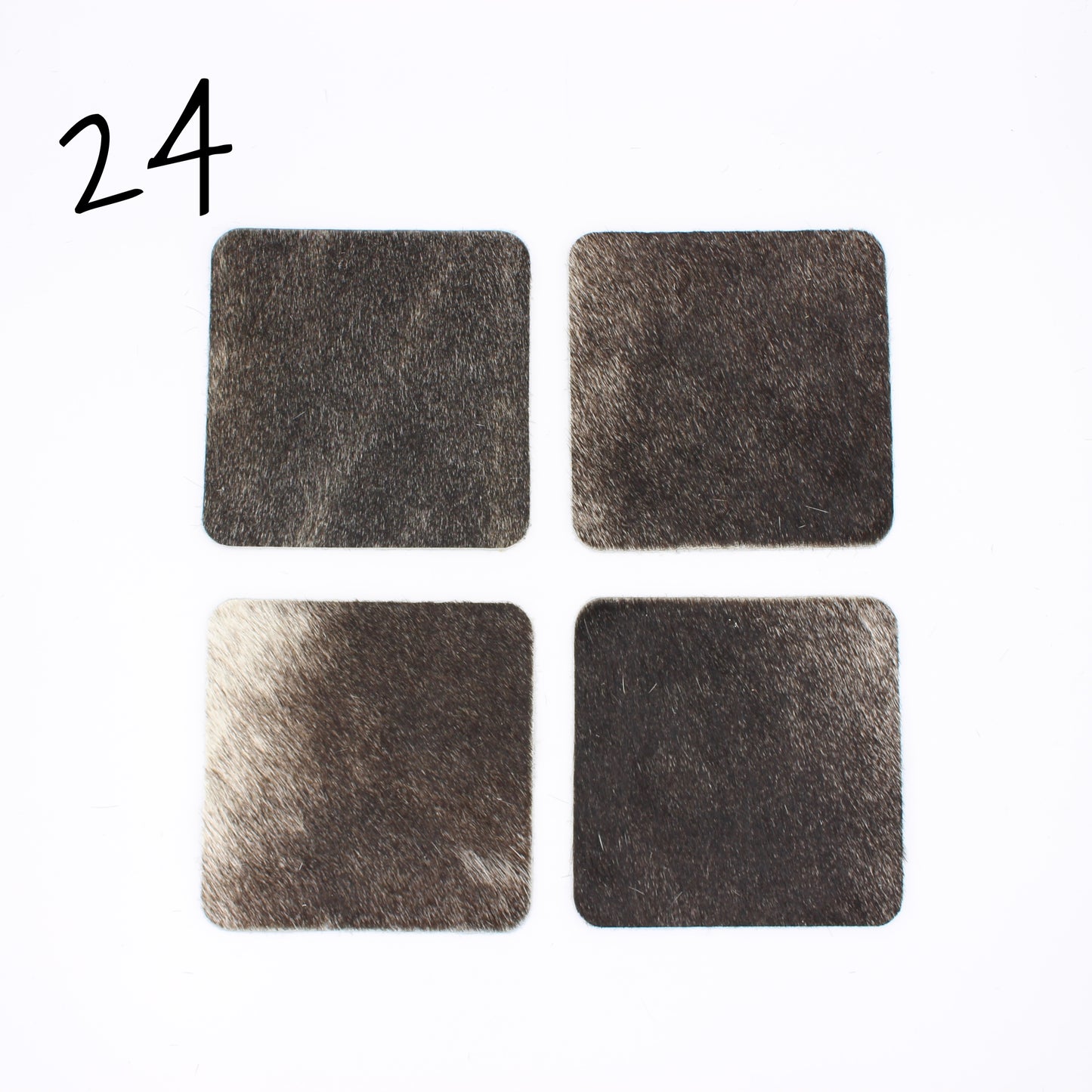 Hair hide Coasters - 4 Pack