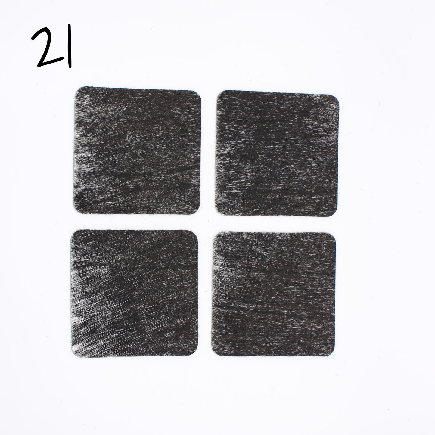 Hair hide Coasters - 4 Pack