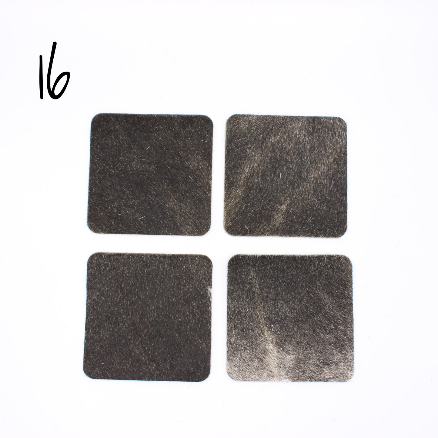 Hair hide Coasters - 4 Pack