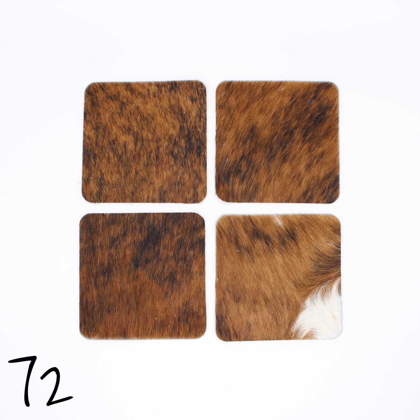 Hair hide Coasters - 4 Pack