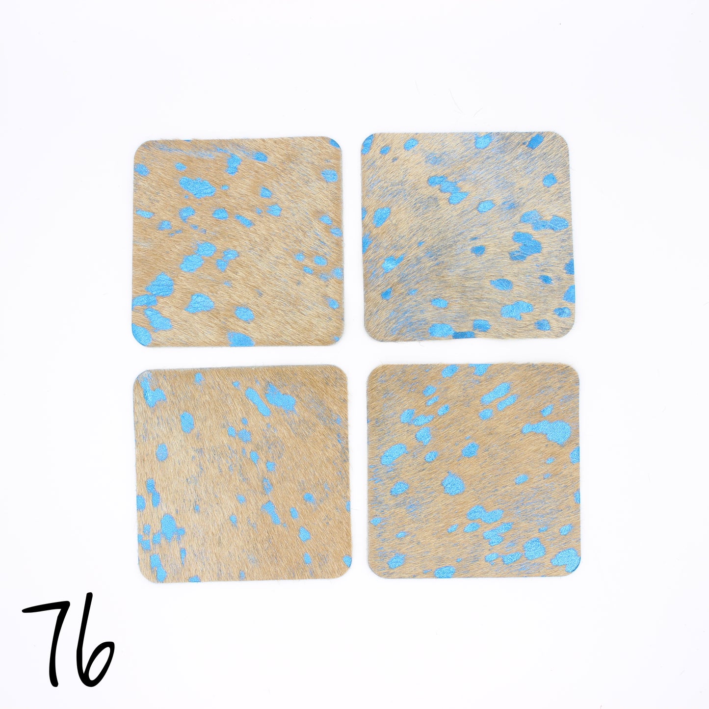 Hair hide Coasters - 4 Pack