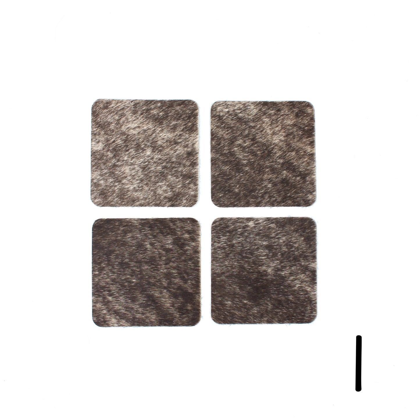 Hair hide Coasters - 4 Pack