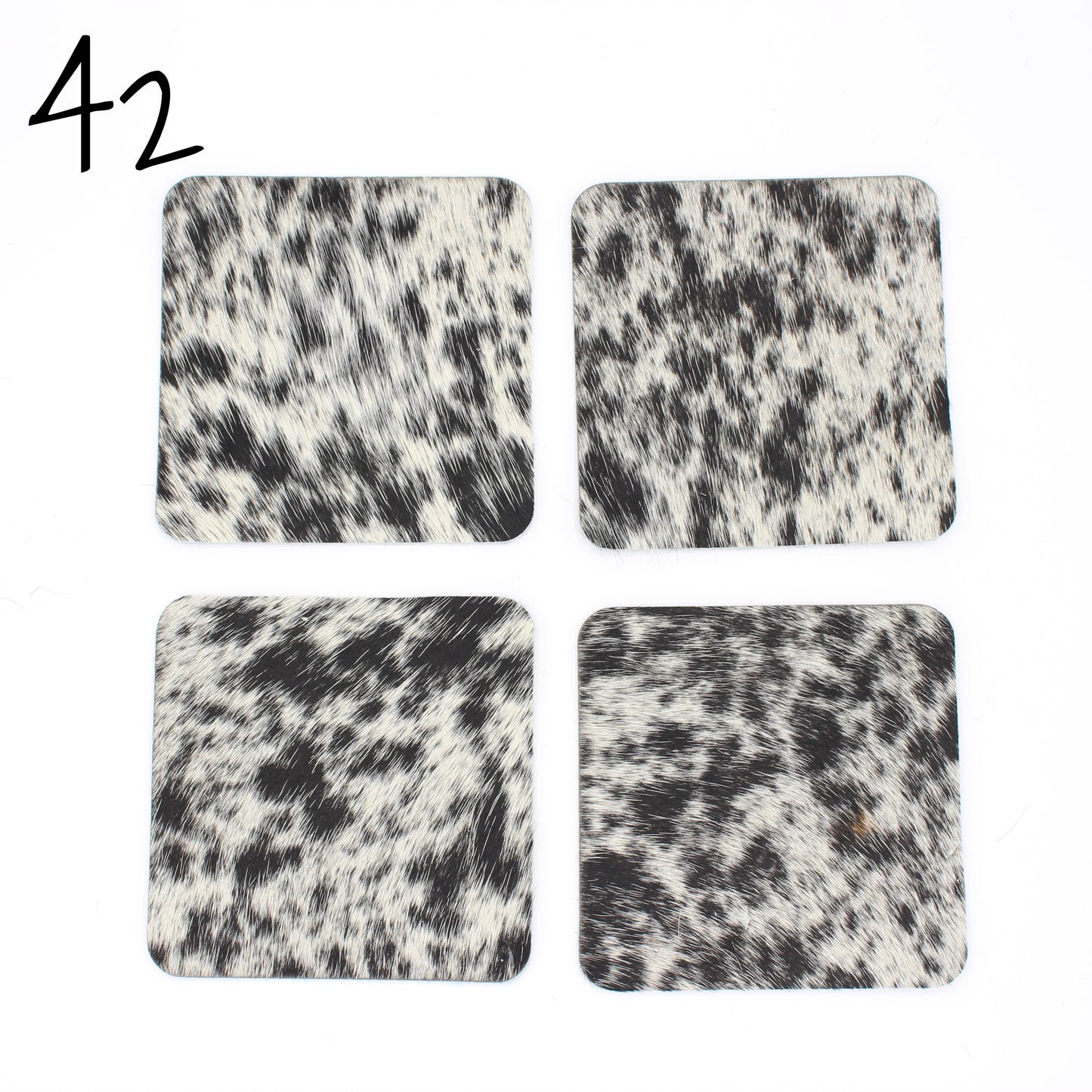 Hair hide Coasters - 4 Pack