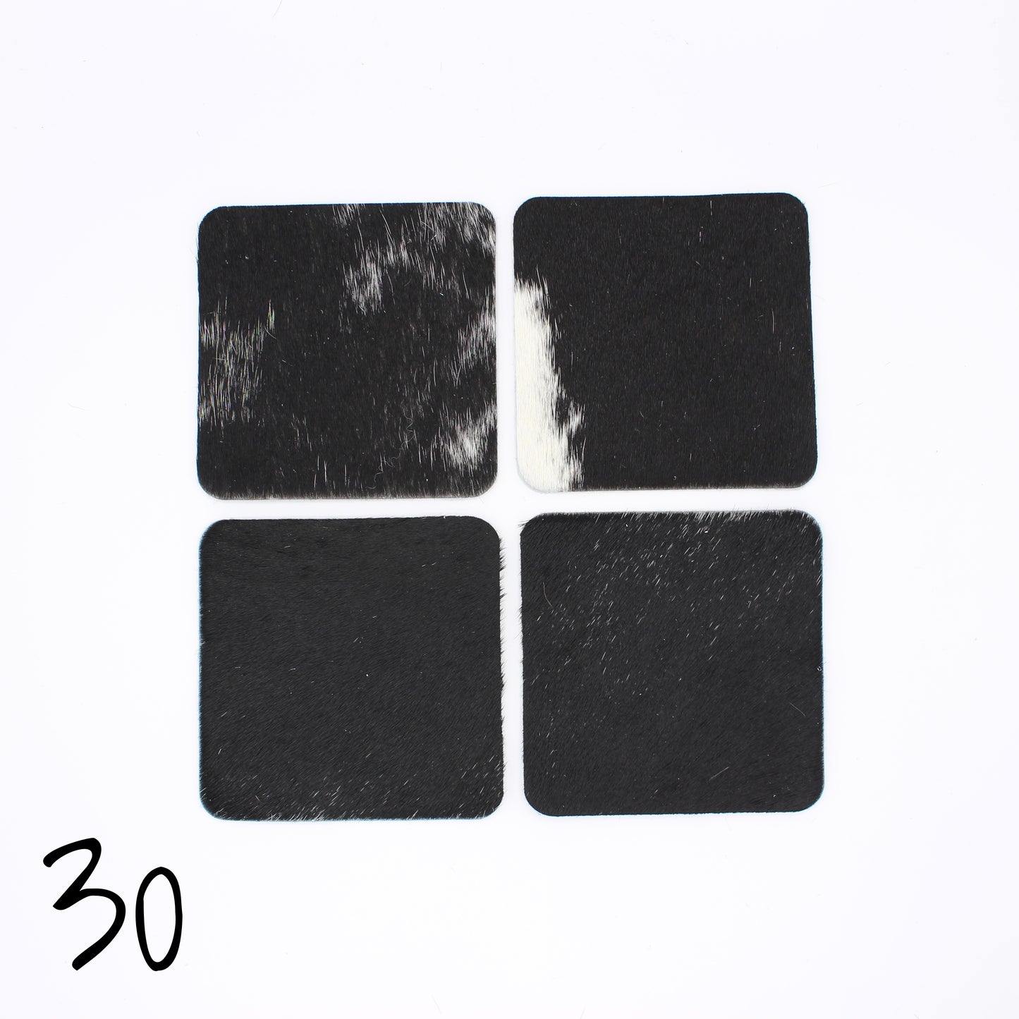 Hair hide Coasters - 4 Pack