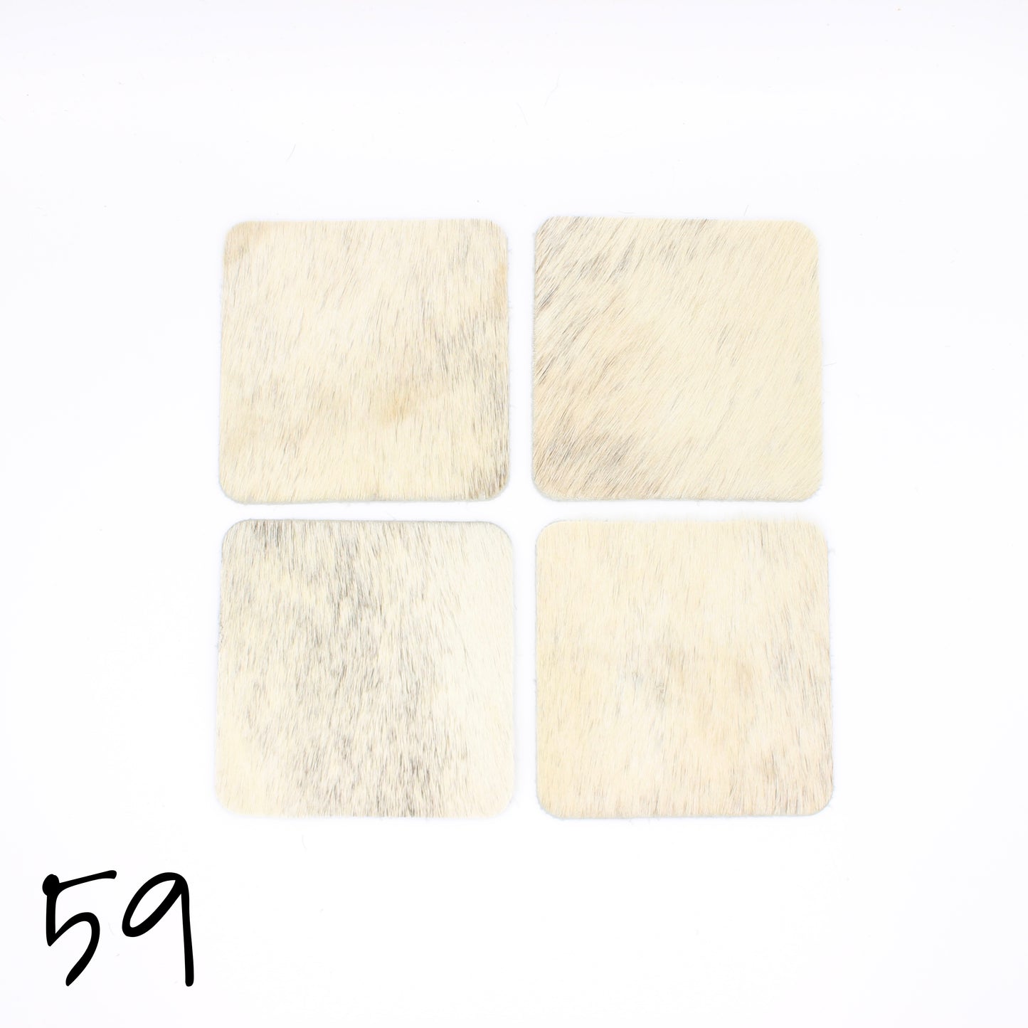 Hair hide Coasters - 4 Pack