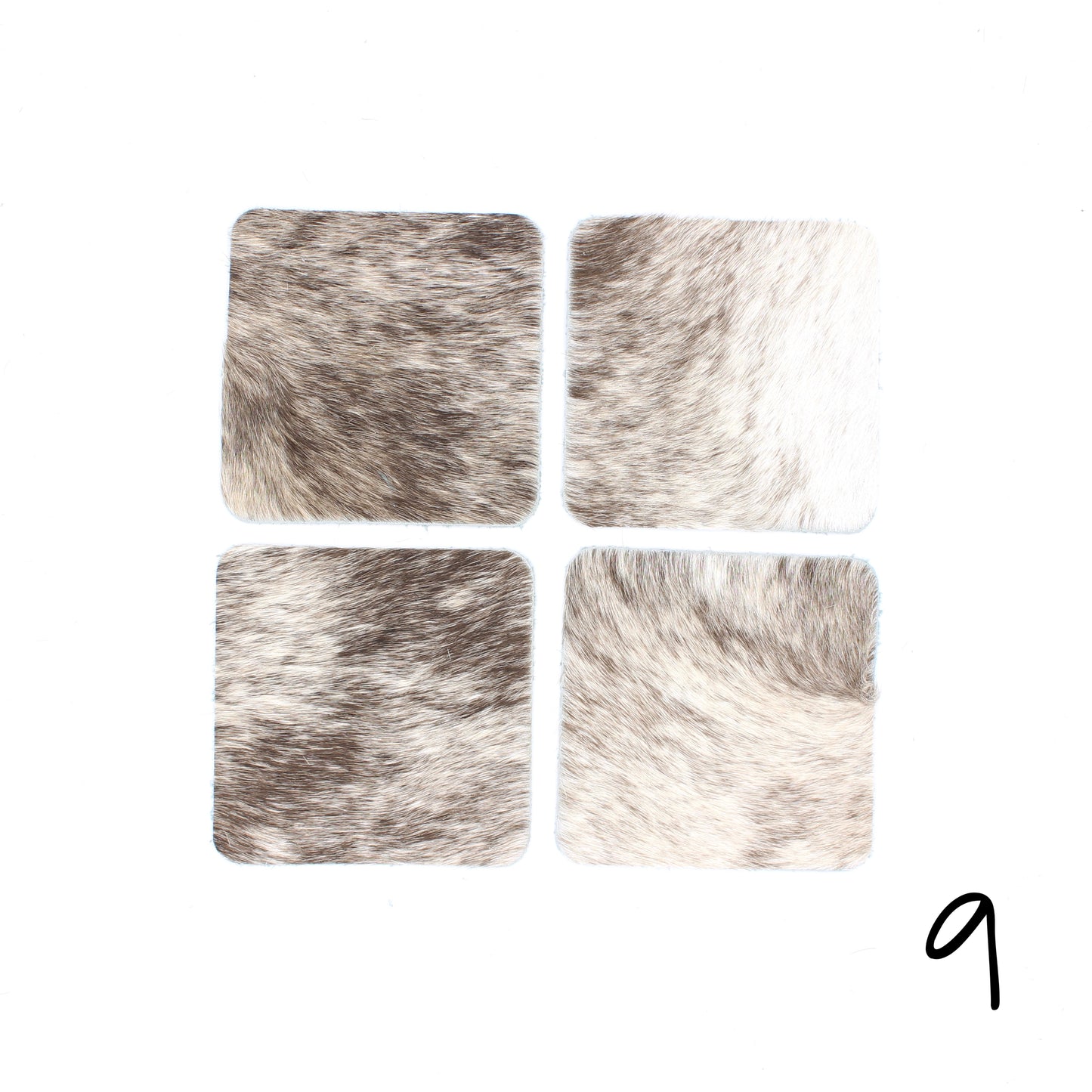 Hair hide Coasters - 4 Pack