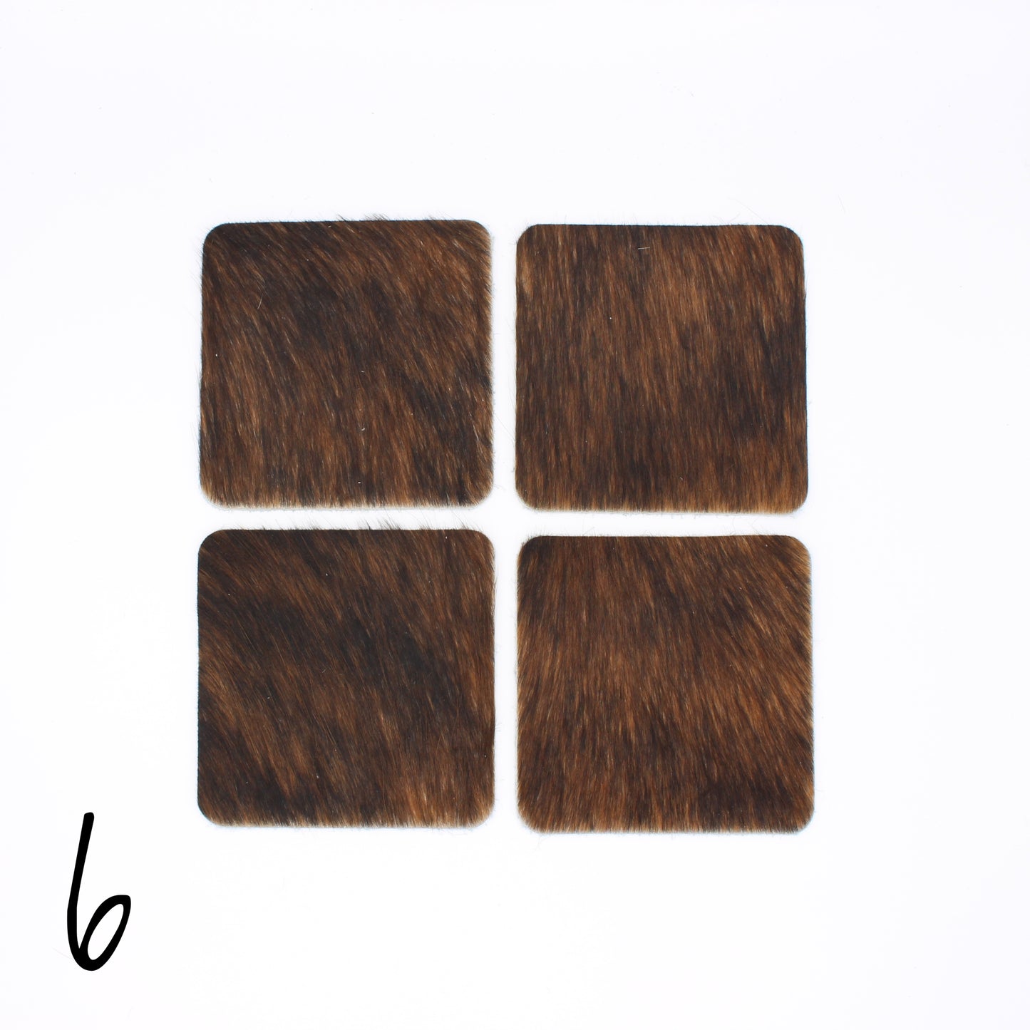 Hair hide Coasters - 4 Pack